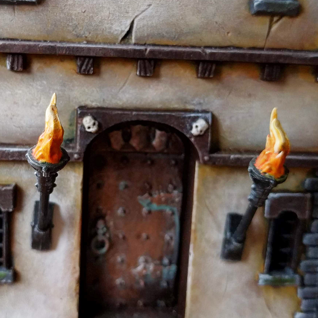 Warhammer Fortified Manor Detail Torch