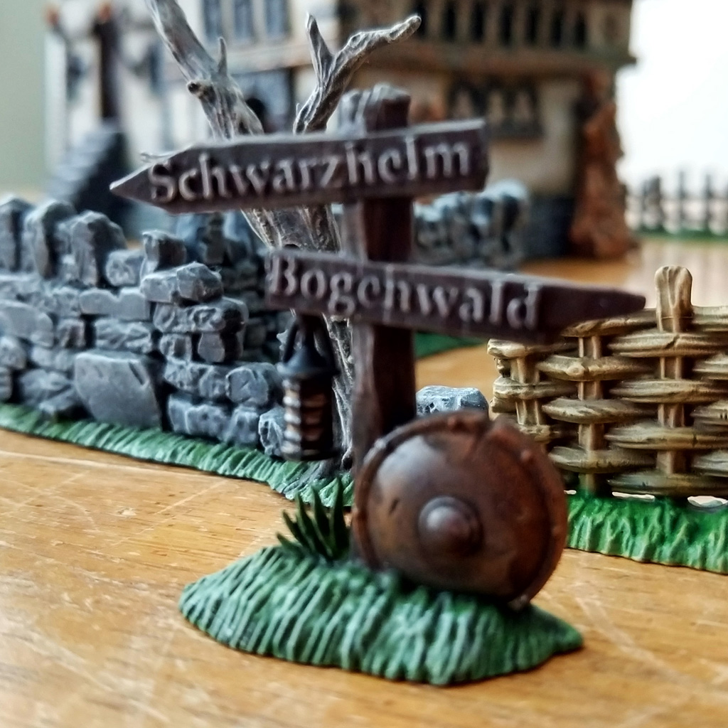 Warhammer Fortified Manor Detail Thatched Fence