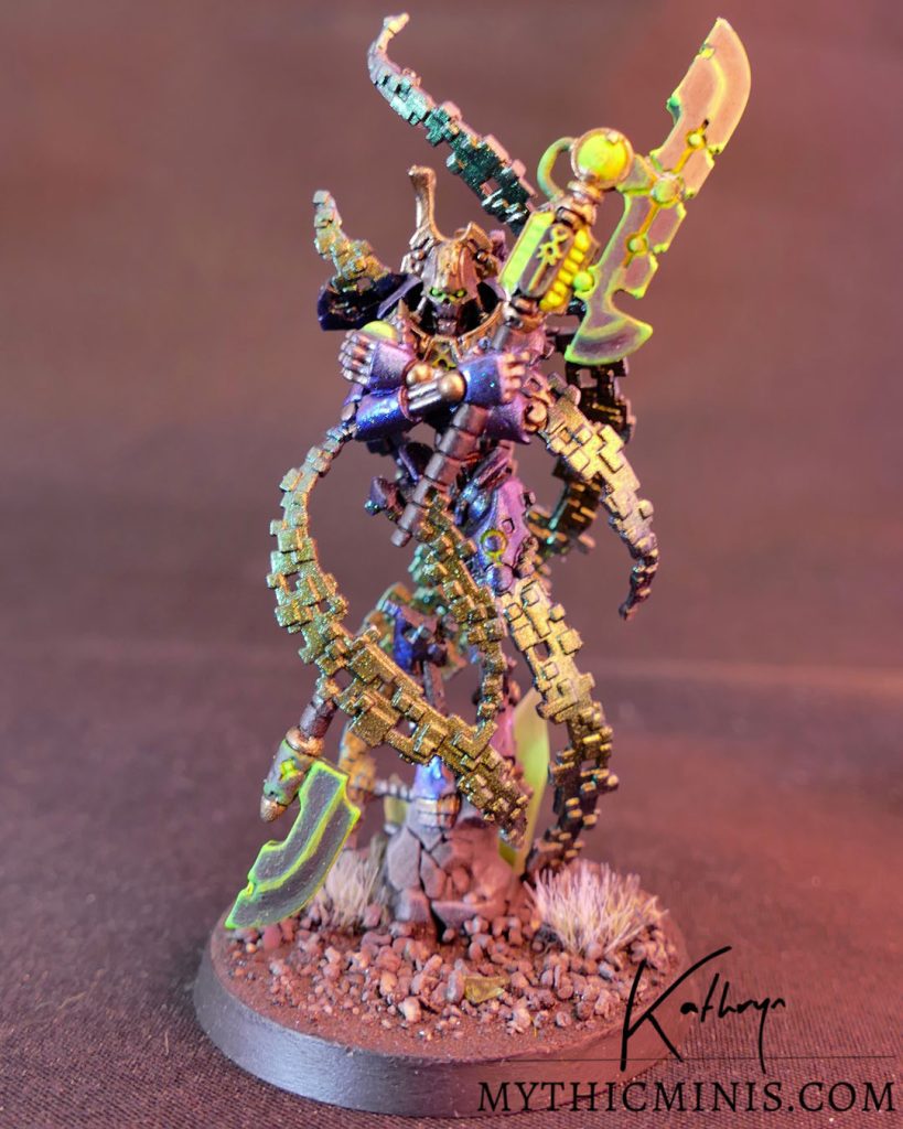 Necron Overlord with Translocation Shroud