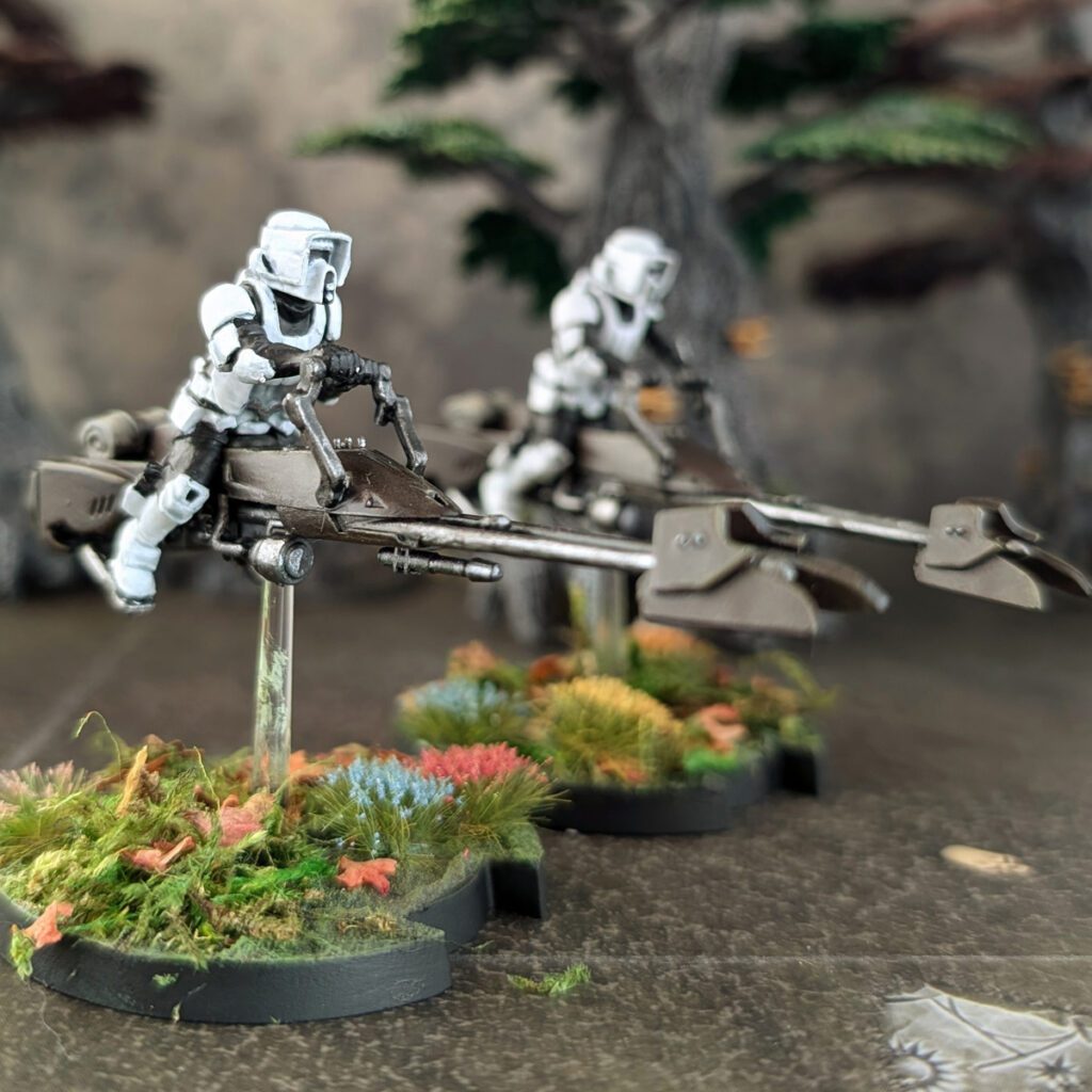 Painting 74-Z Speeder Bikes