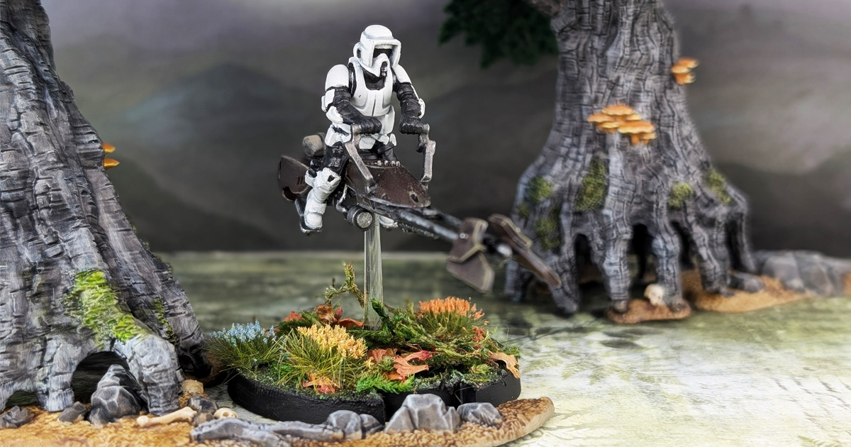 Painting 74-Z Speeder Bikes Featured