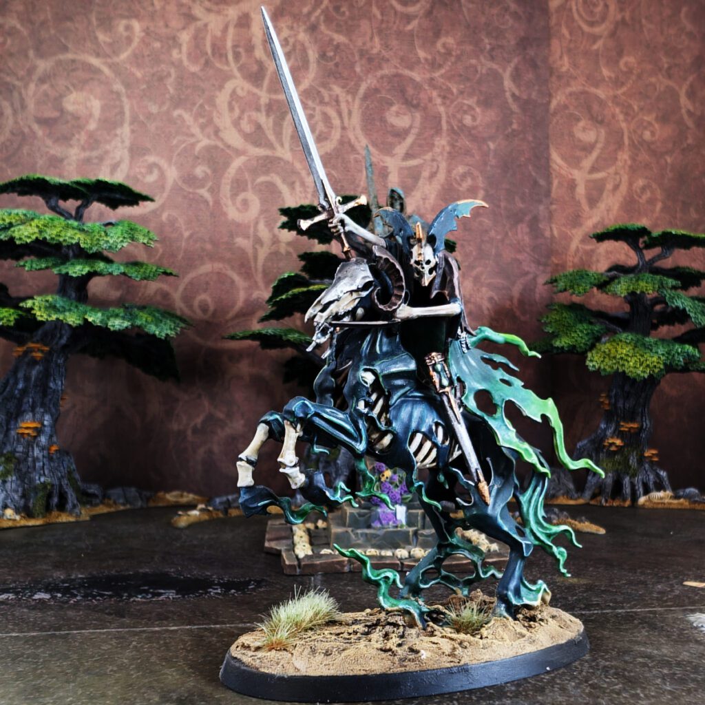 Painting the Knight of Shrouds on Ethereal Steed