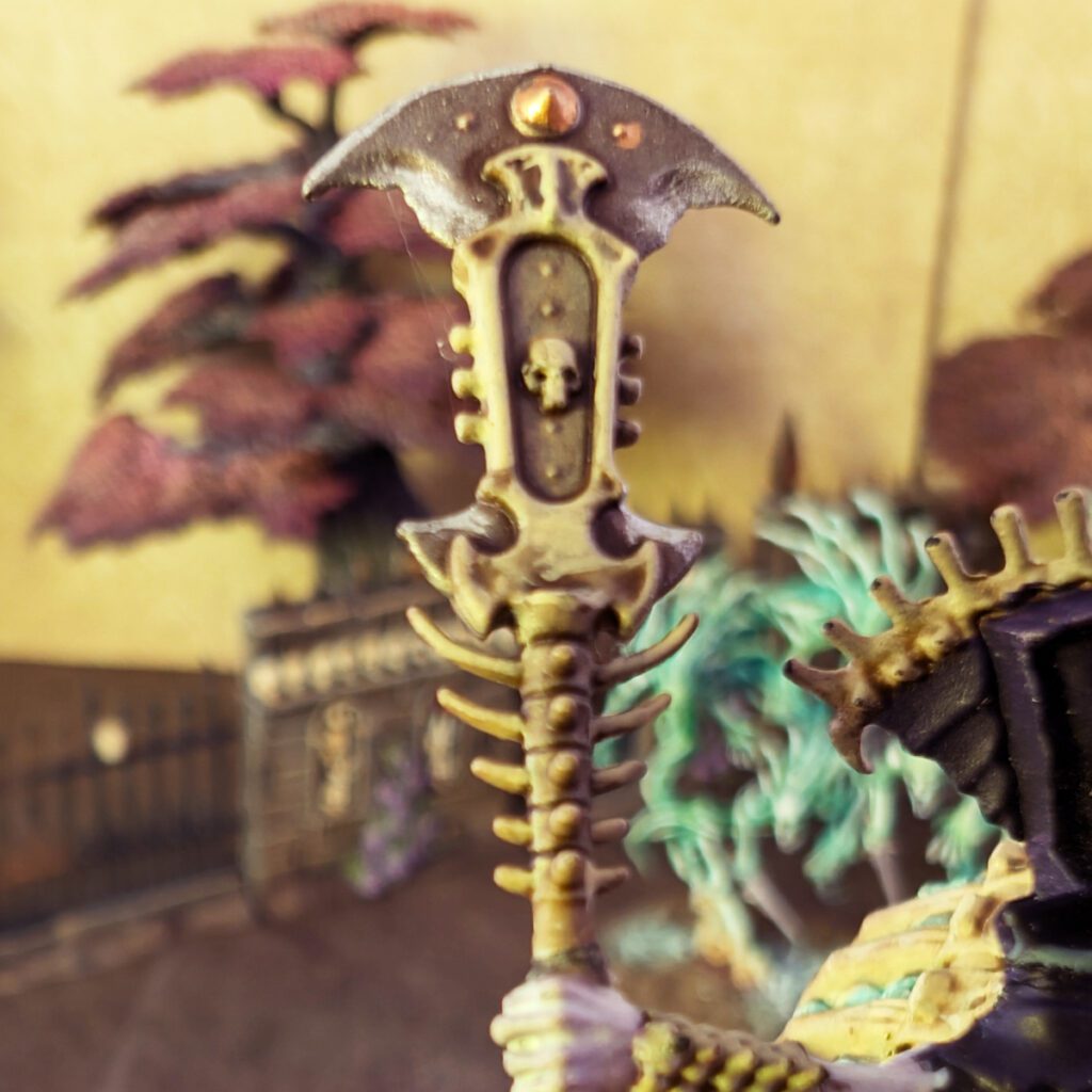 Painting Neferata's Staff