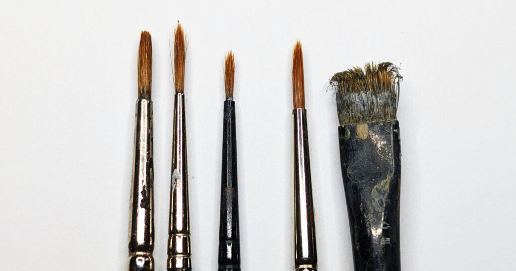 Dirty Paint Brushes