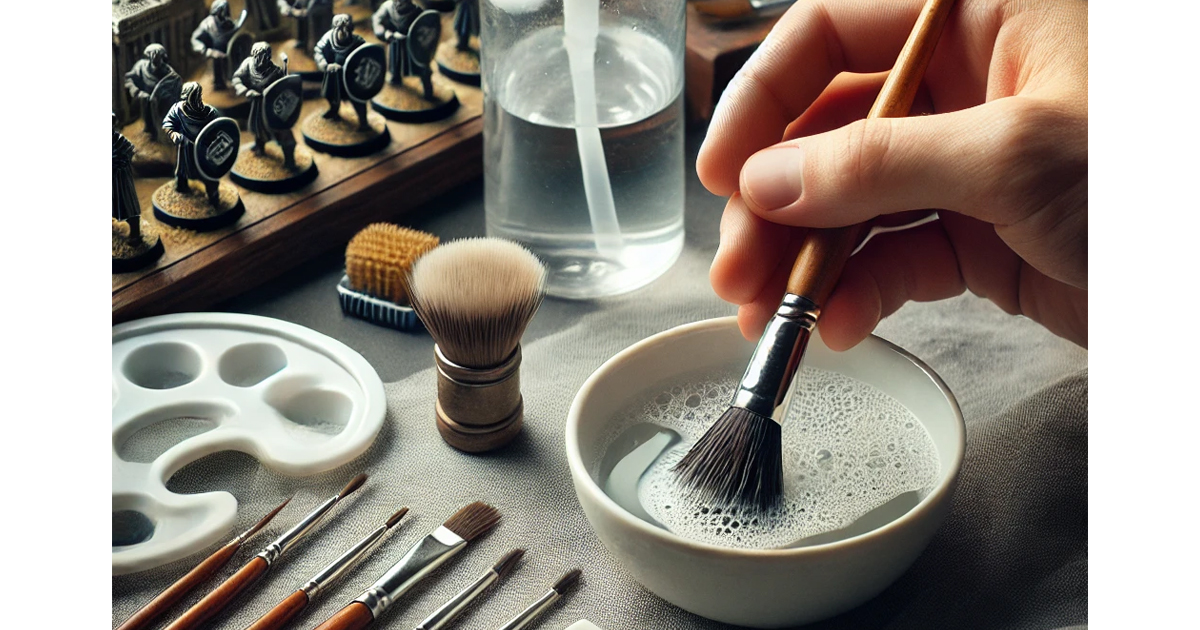 How to Clean and Care for Brushes