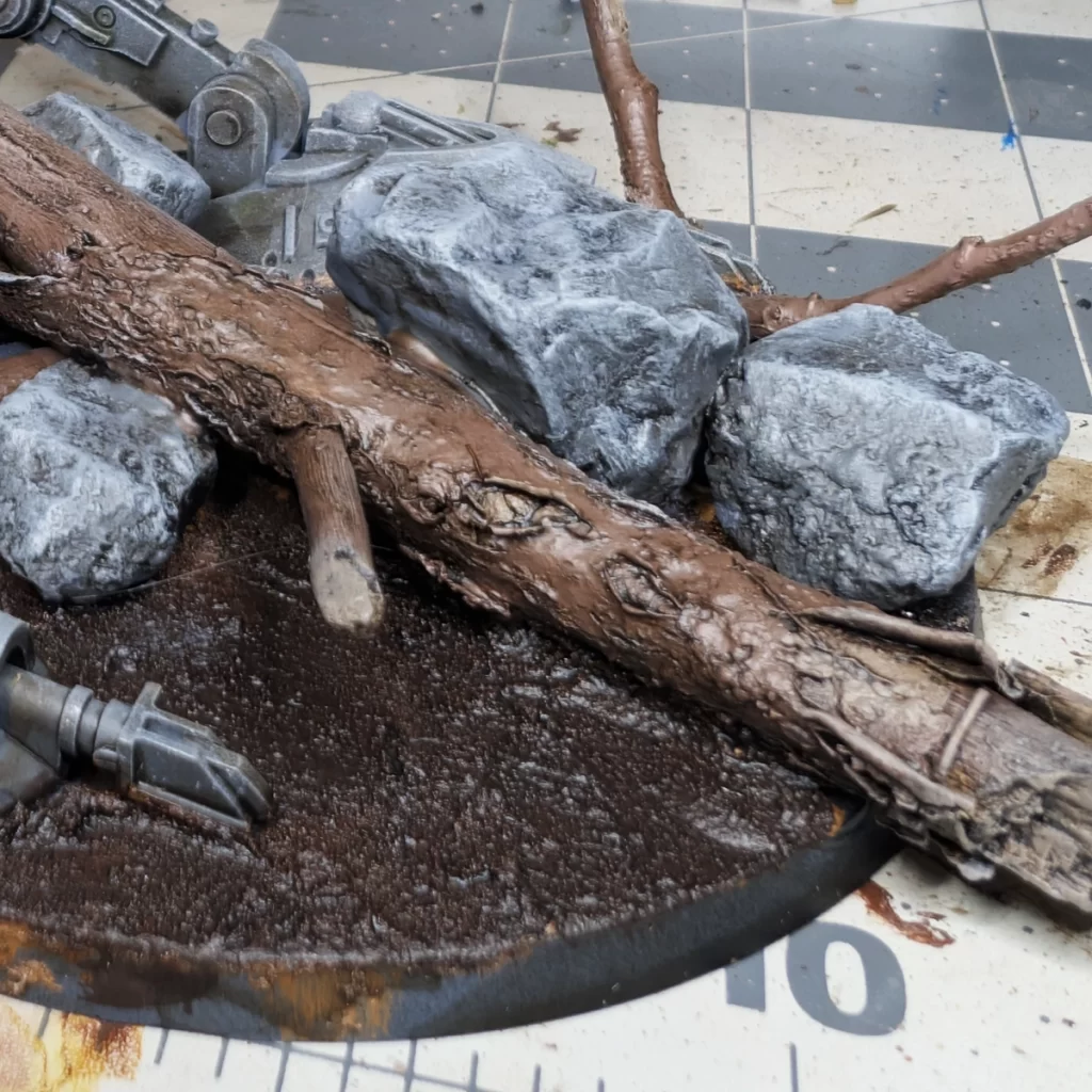 Drybrush Baneblade Brown On Sticks