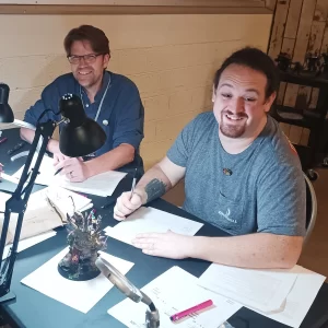 James and Peter Judging