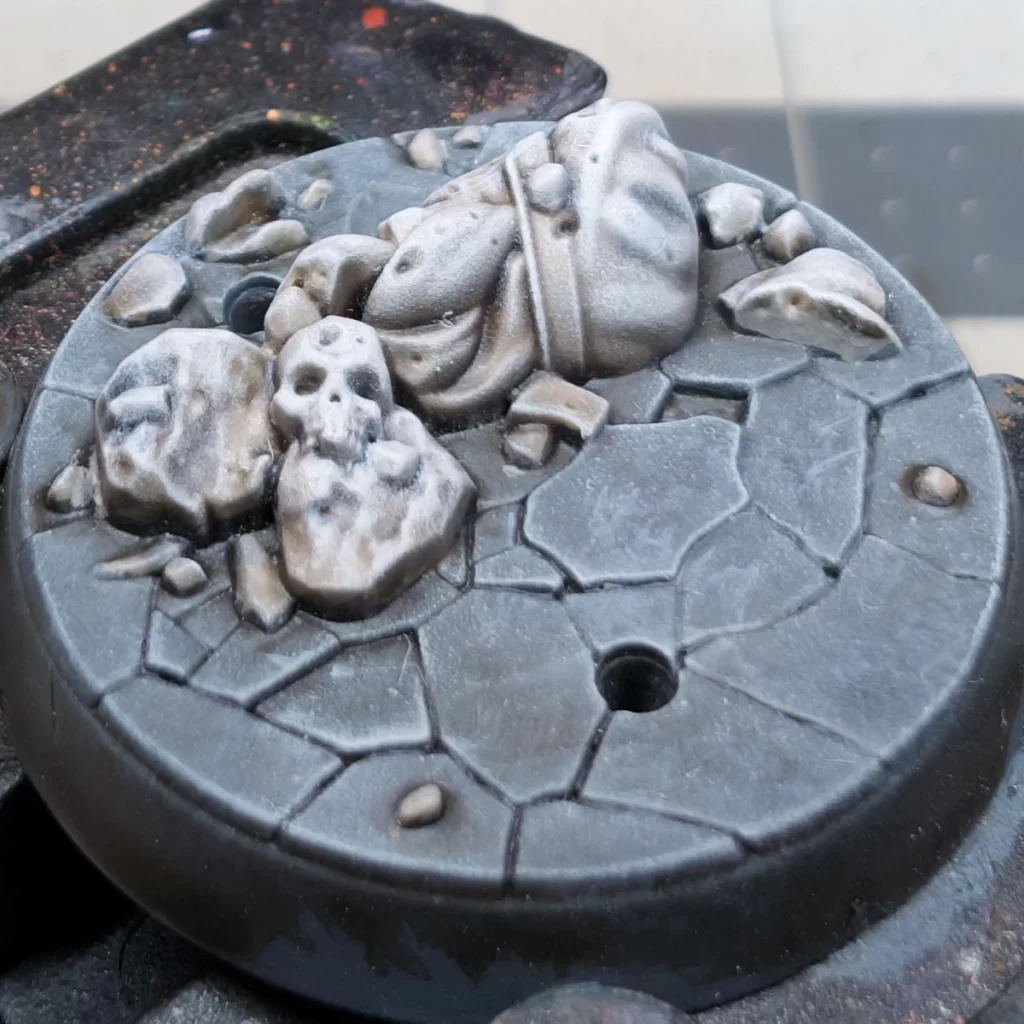 Base Statue Drybrush Pallid Wych Flesh