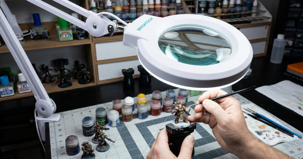 Choosing the Best Magnifier for Miniature Painting