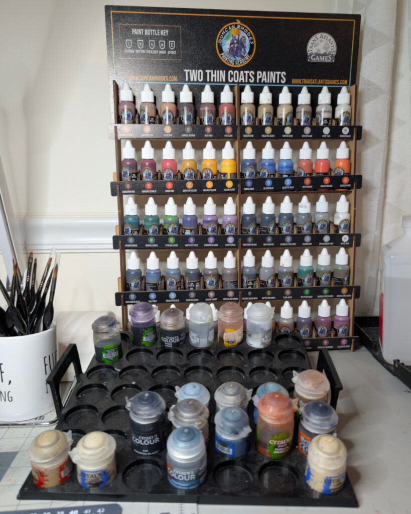 Paint Storage and Workspace