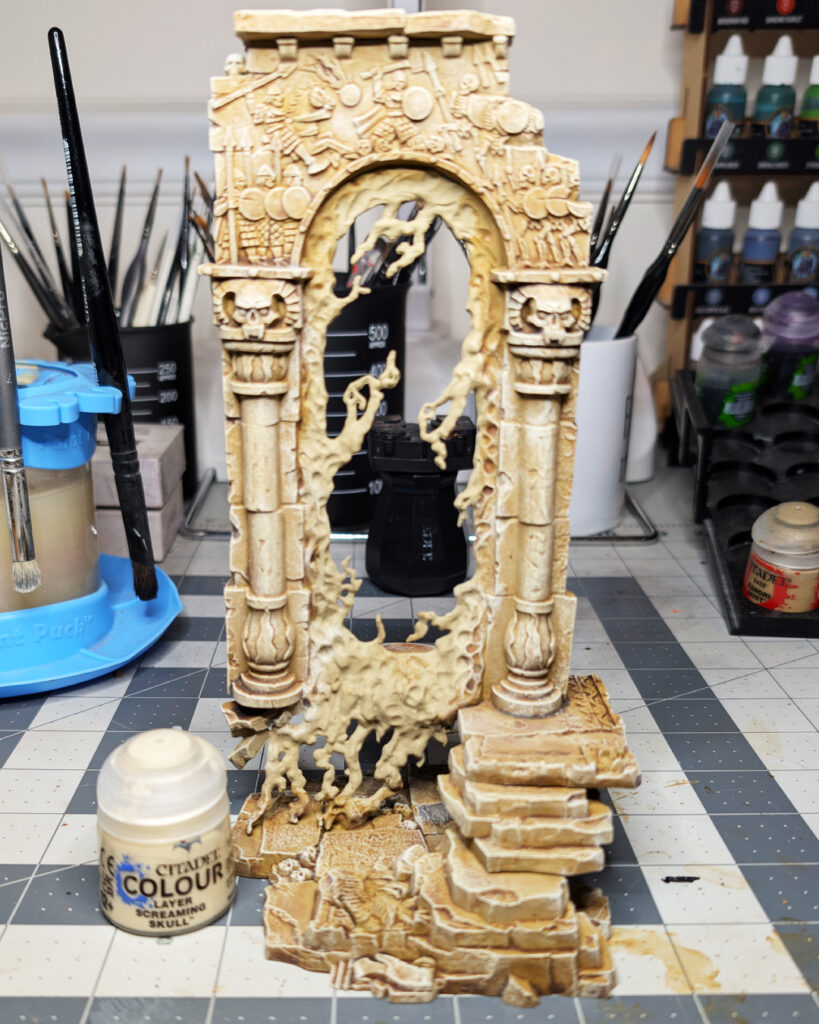 Drybrush Screaming Skull