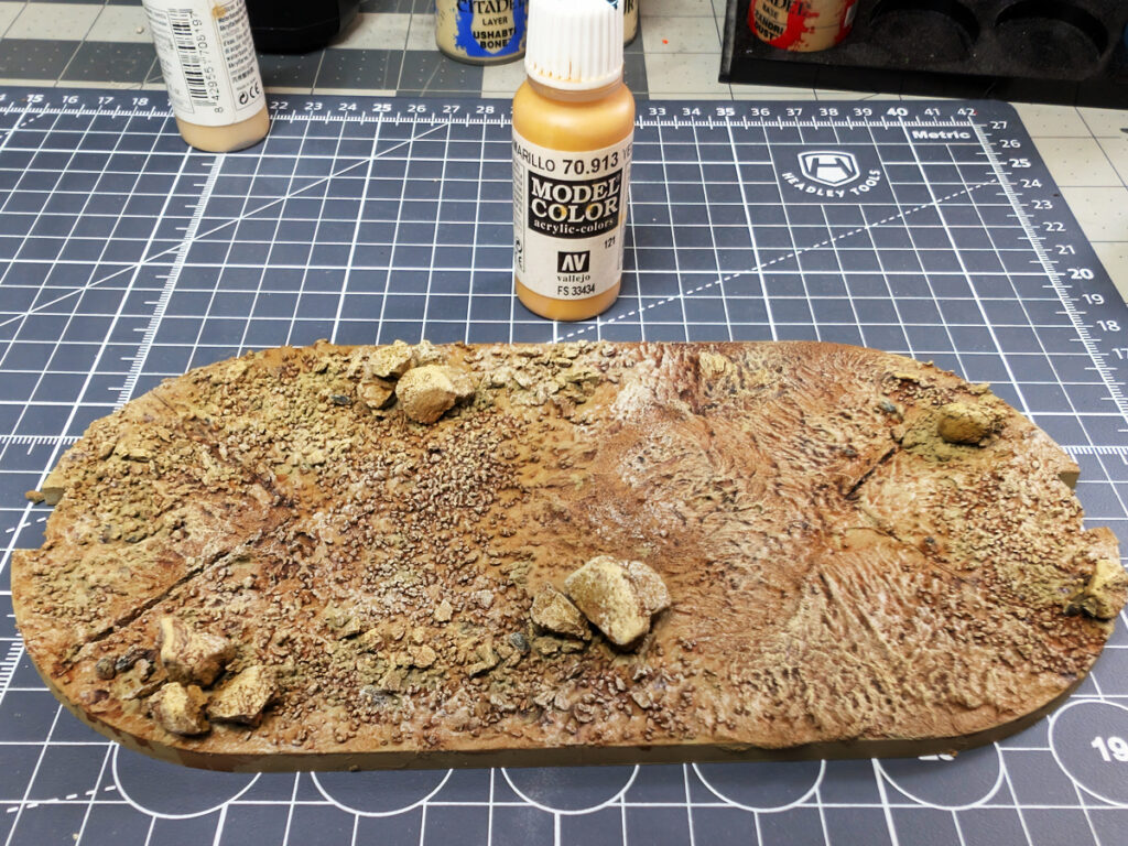 Geonosis Desert Base Drybrush Averland Sunset