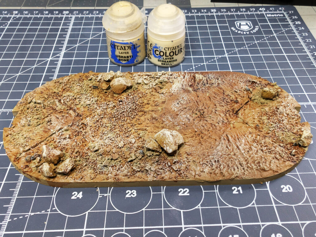 Geonosis Desert Base Drybrush Ushabti and Screaming Skull