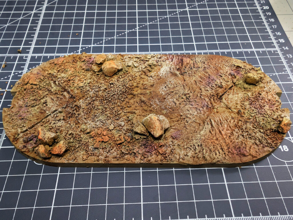 Geonosis Desert Base Drybrush Xereus Purple